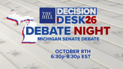 Watch live: El-Sayed, Rogers to square off in Nexstar’s Michigan Senate debate