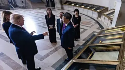 Trump Reportedly Showed Xi Historic U.S.-China Treaties at National Archives
