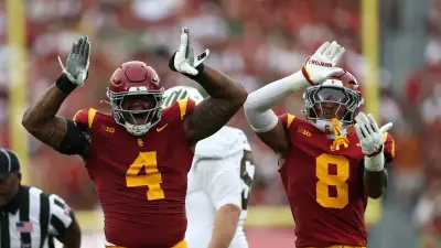 USC Suspends DB Whose Vicious Hit Hospitalized Oregon QB Dante Moore
