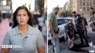 BBC breaks down video of the aftermath of New York City ICE shooting