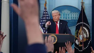 Trump says he's banning CNN, Politico and MS NOW from White House "effective immediately"