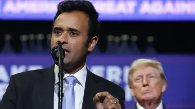 Trump Can't Stop Defending Offensive Ramaswamy Ad