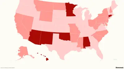 Map Shows States Where Unemployment Is Growing Two Weeks Before Midterm