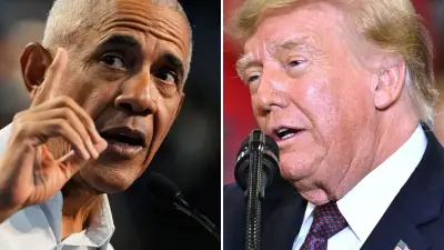 Trump, Obama trade barbs at dueling primetime rallies days before midterm elections