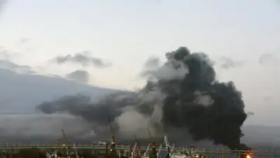 Ukrainian drone attack hits Russia, targeting key oil terminal