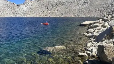 How deep is Tulainyo Lake?