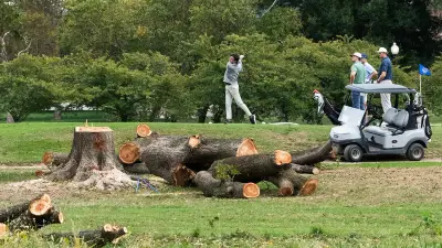 Judge further extends block on Trump administration’s removing trees at D.C. golf course