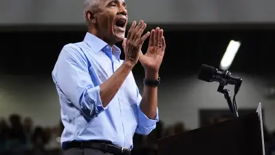 Obama rips Trump for tariffs and White House renovations as he touts El-Sayed in Detroit
