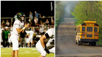 School Bus Carrying GA Football Team Overturns; 25 Sent to Area Hospitals