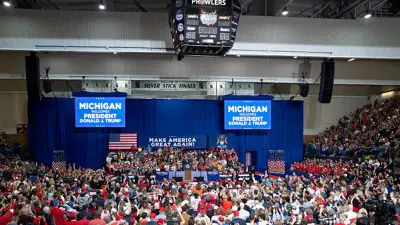 'We Love Him Because He Loves Us': Crowds Pack Trump Rally in Michigan