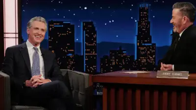 Gavin Newsom Tells Jimmy Kimmel 'Blue Tsunami' Will End Trump Presidency 'As We Know It'