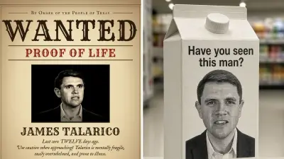 Ken Paxton Trolls Talarico with 'Missing' Posters After 12-Day Flu Absence