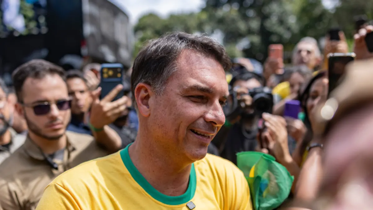 Flavio Bolsonaro Celebrates First Round Win: 'Just a Few Days Left Until We Rescue Brazil!'