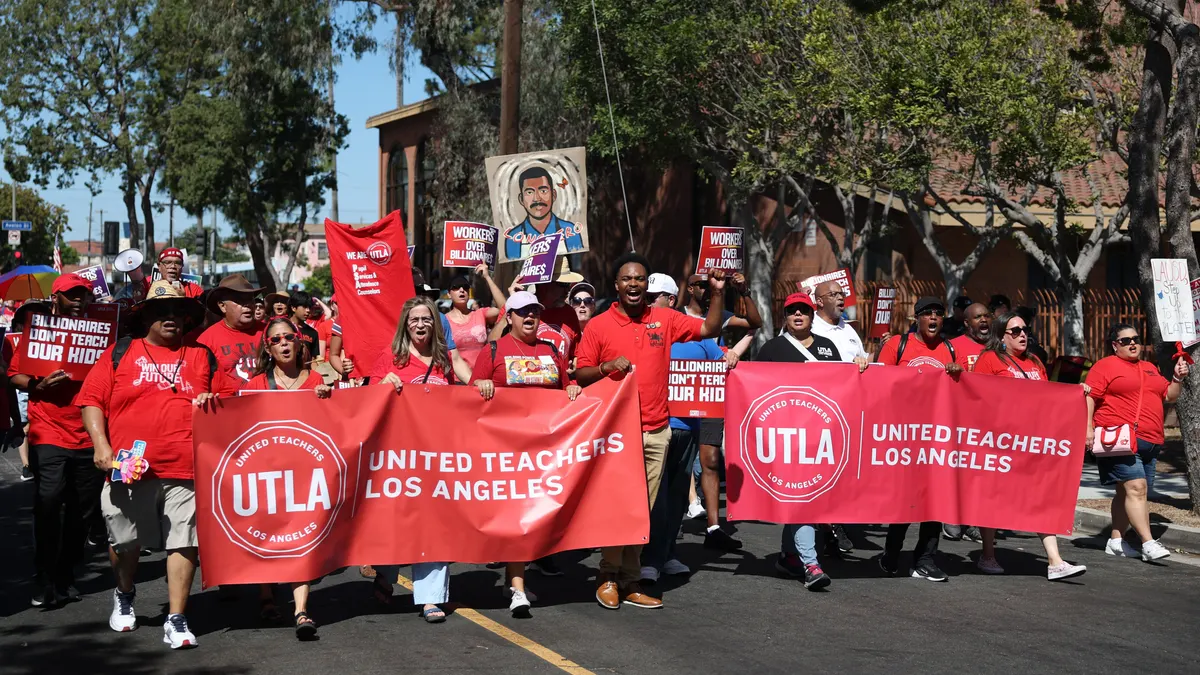 LA teachers’ union boss caught attacking California schools’ chief frontrunner Sonja Shaw