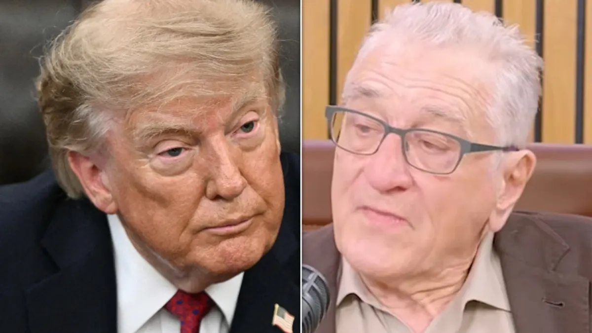 Robert De Niro Fights Back Tears As Amy Poehler Thanks Him For Taking On Donald Trump