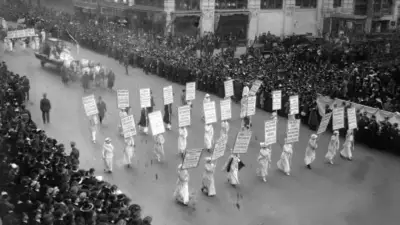On This Day, Oct. 23: Thousands march for women's suffrage in NYC